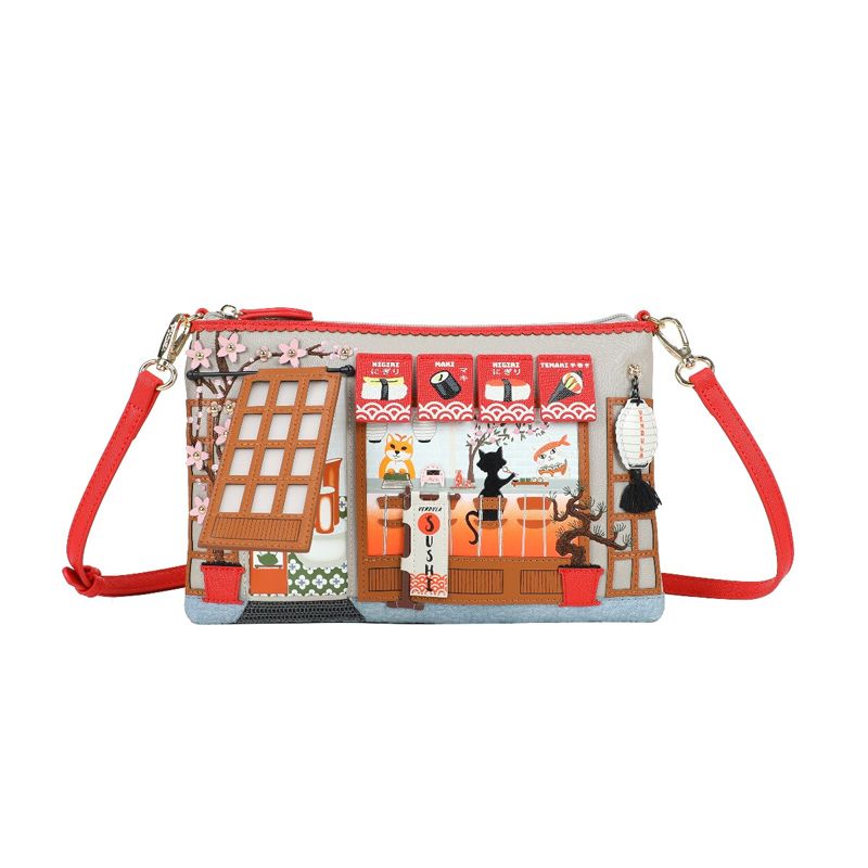 Kate Pouch Bag - Sushi - Grey