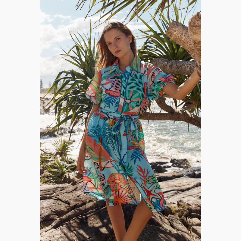 Rio Reef Dress - Rio Reef Print