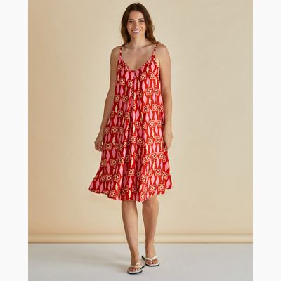 Harriet Dress - Sardinia Geo