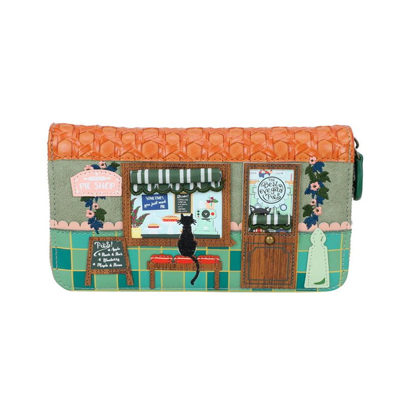 Large Ziparound Wallet - Pie Shop
