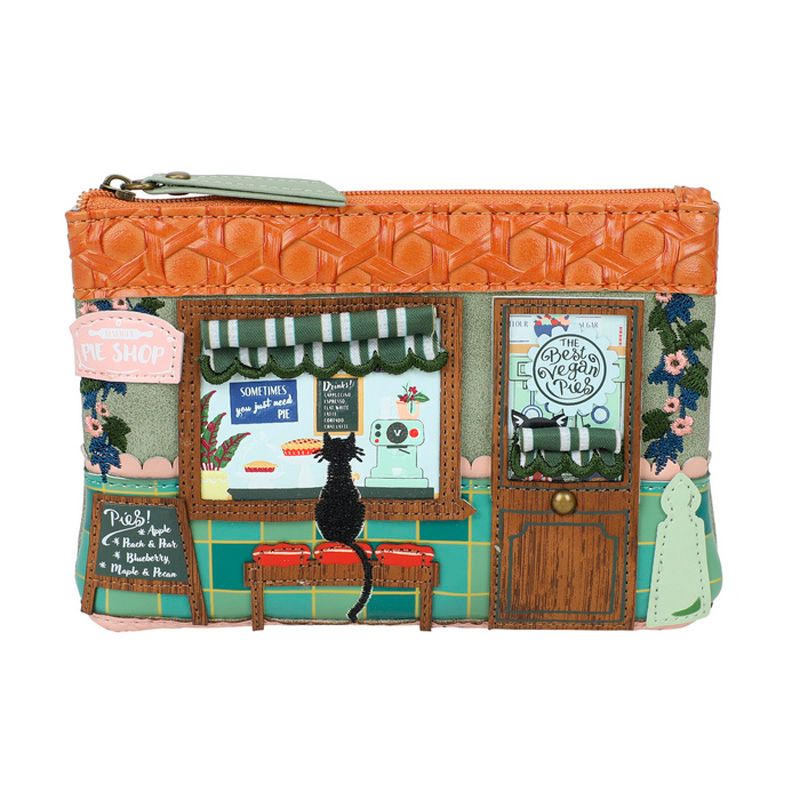 Zipper Coin Purse - Pie Shop