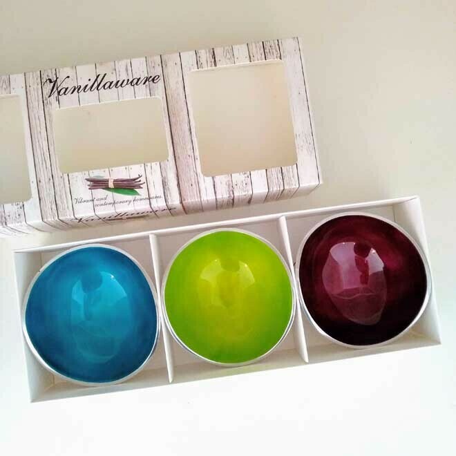 Set 3 Oval Bowls - Boxed Multi