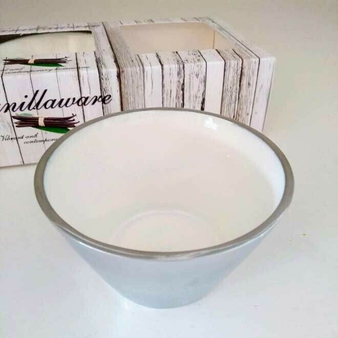 Set 3 Cone Bowls - Boxed, Colour: White
