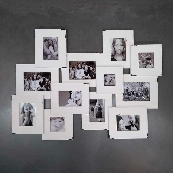 Timber Picture Frame 12 - Antique White