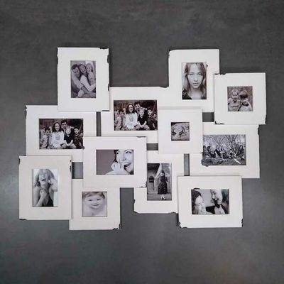 Timber Picture Frame 12 - Antique White