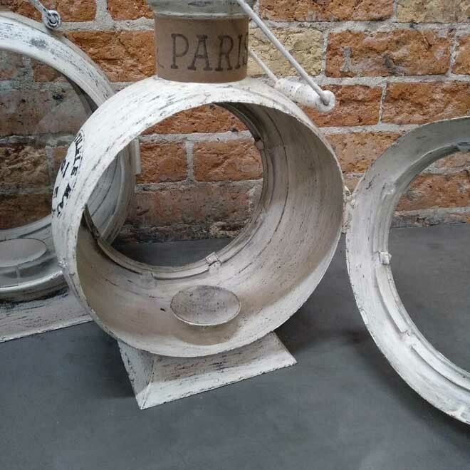 Iron Lantern - White Small
