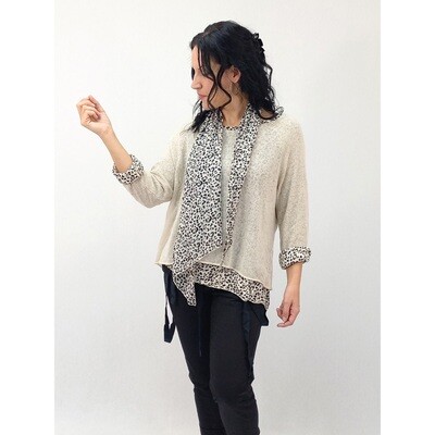 Terza Mohair Knit w Scarf $175