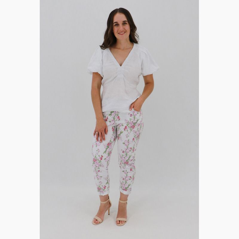 Dolores Slim Fit Pant - Botanic