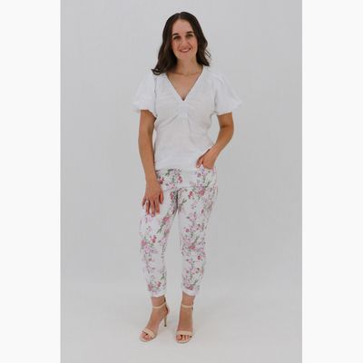Dolores Slim Fit Pant - Botanic