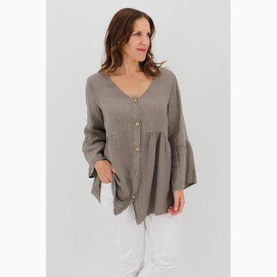 Bella V-neck Pretty Blouse
