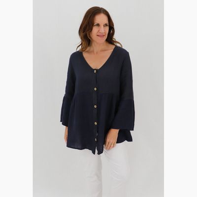 Bella V-neck Pretty Blouse