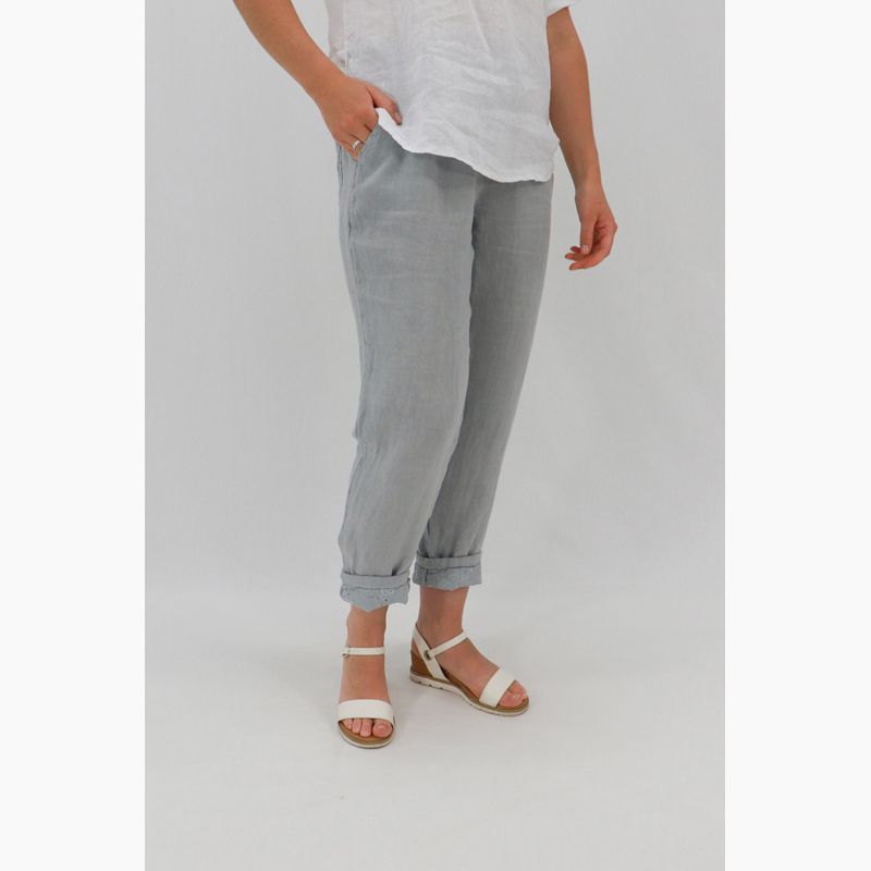Roberta Eyelet Casual Trouser