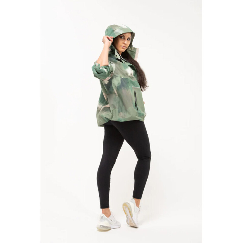 Olive Mist Oversized Anorak
