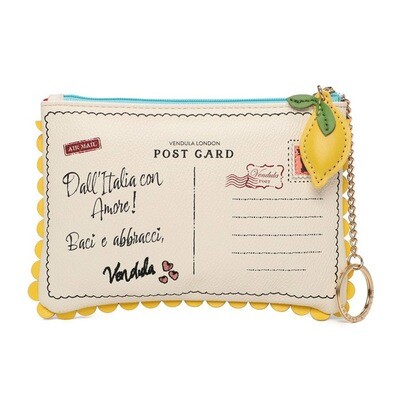 Zipper Coin Purse - Viva Italia Postcard