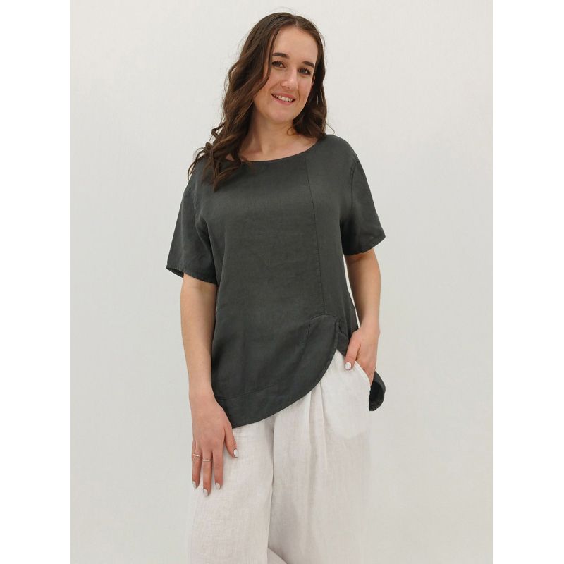 The Almost Basic Tee, Colour: Charcoal