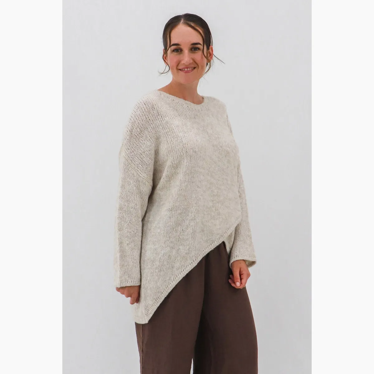 Amalia Crossover Knit Top