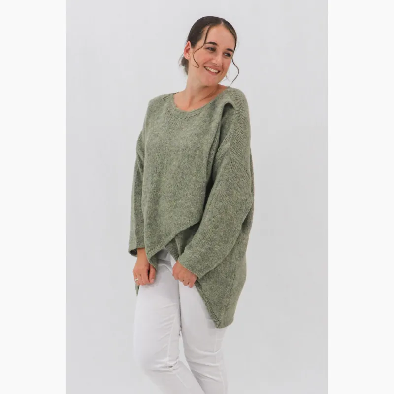 Amalia Crossover Knit Top