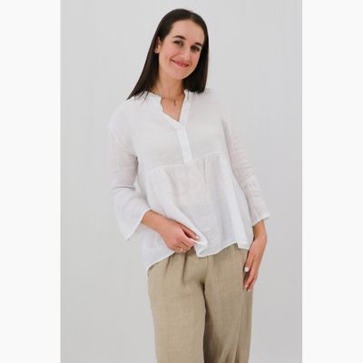 Tatiana Ruffle Sleeve Blouse