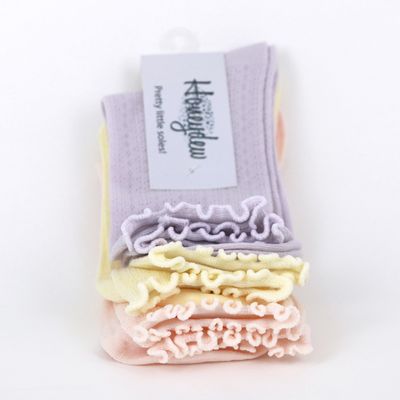 Honeydew Oh So Fine - Crew Stockings - 3pk Pastel