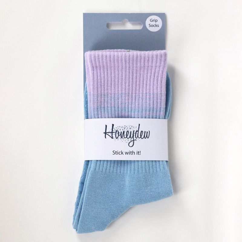 Stick With It - Grip Socks Crew - Purple Rain