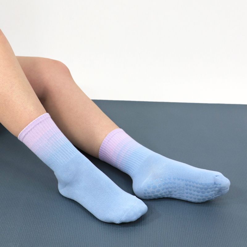 Stick With It - Grip Socks Crew - Purple Rain