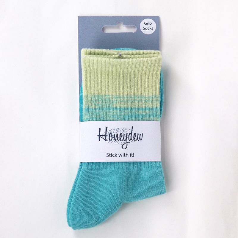 Stick With It - Grip Socks Crew - Blue Lagoon