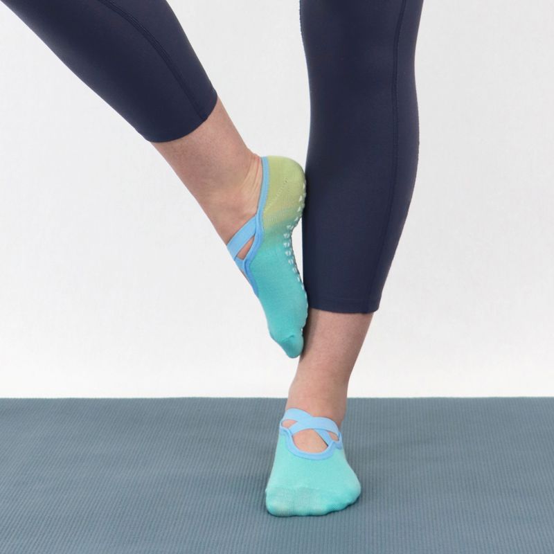 Stick With It - Grip Socks Ballet - Blue Lagoon