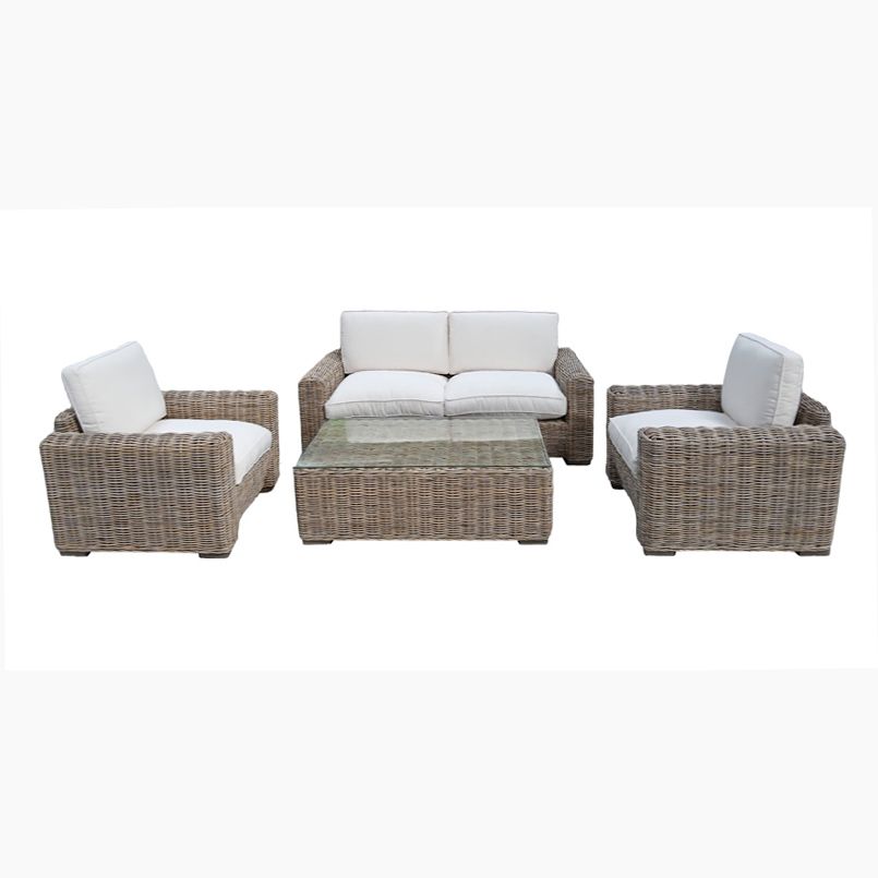 Nimba Living Set Grey / Cream
