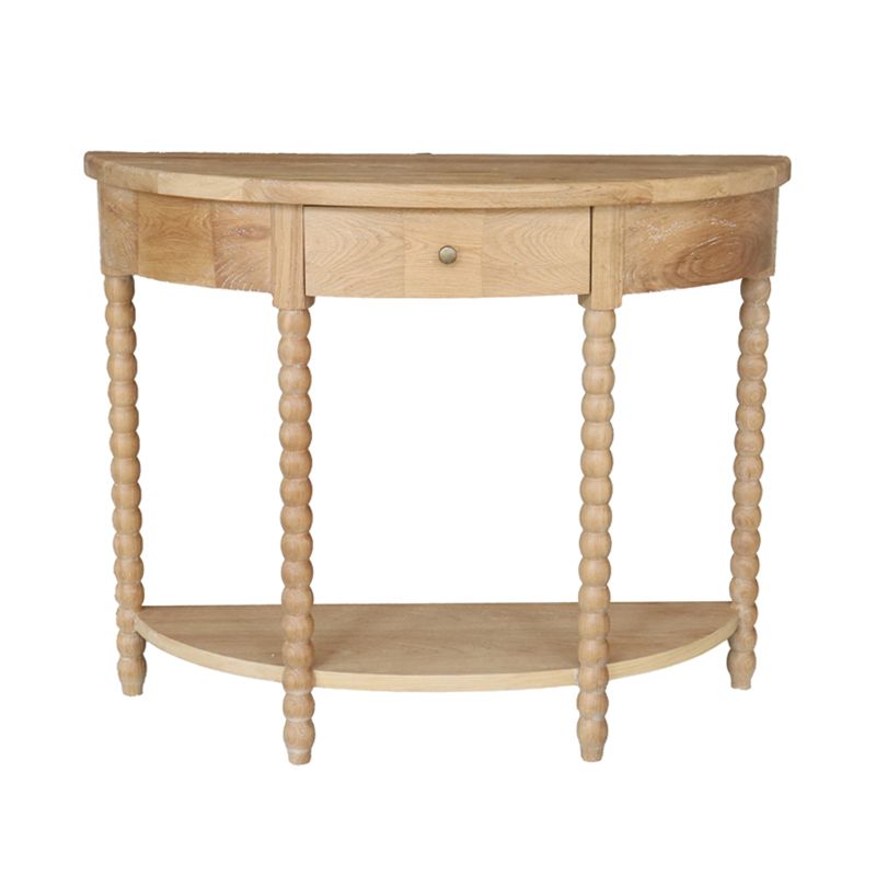 Eltham Bobbin Curved Console Table