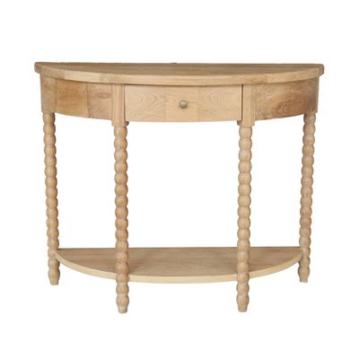 Eltham Bobbin Curved Console Table