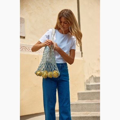 Cotton Slim Fit Tee - White