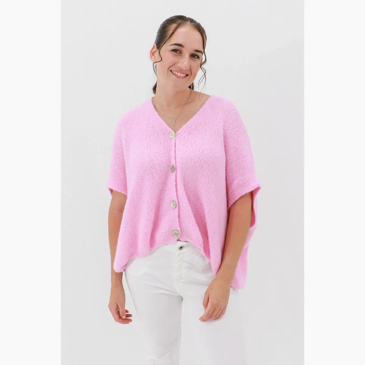 Gloria Sleeveless Knit, Colour: Bubblegum, Size: OS