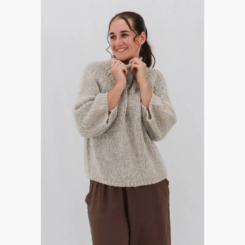 Soraya Boxy Bouclé Sweater