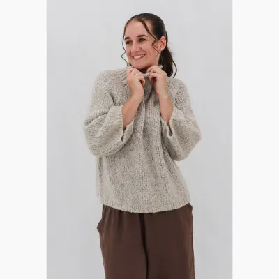 Soraya Boxy Bouclé Sweater