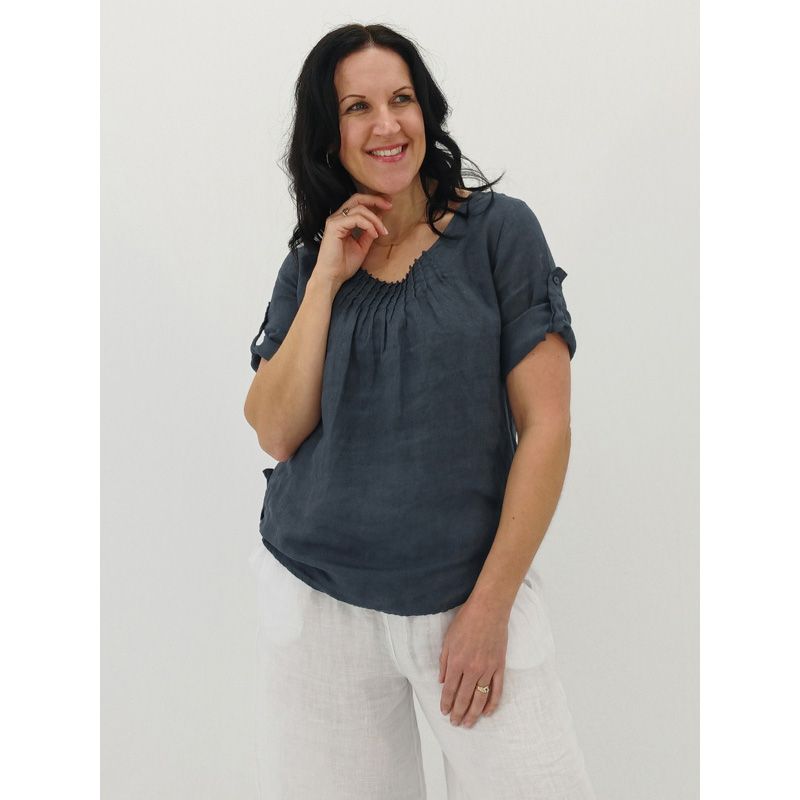 The Rolled Sleeve Top