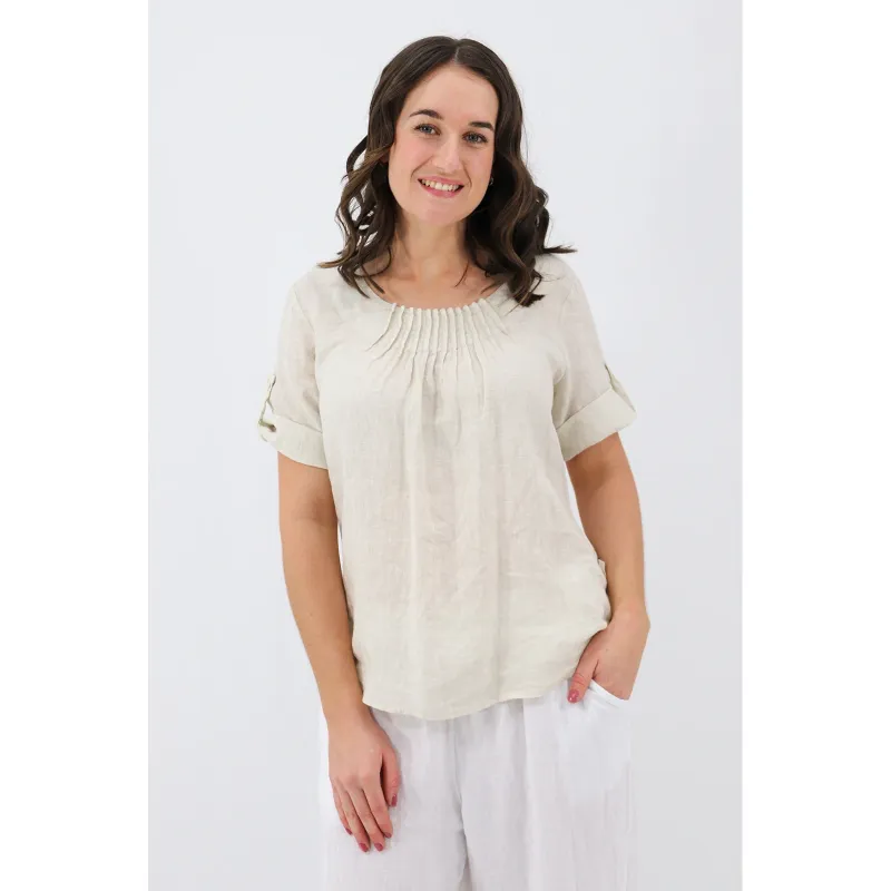 The Rolled Sleeve Top