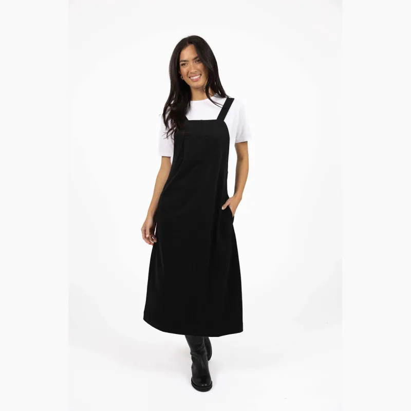 T-Shirt Pinafore - Black