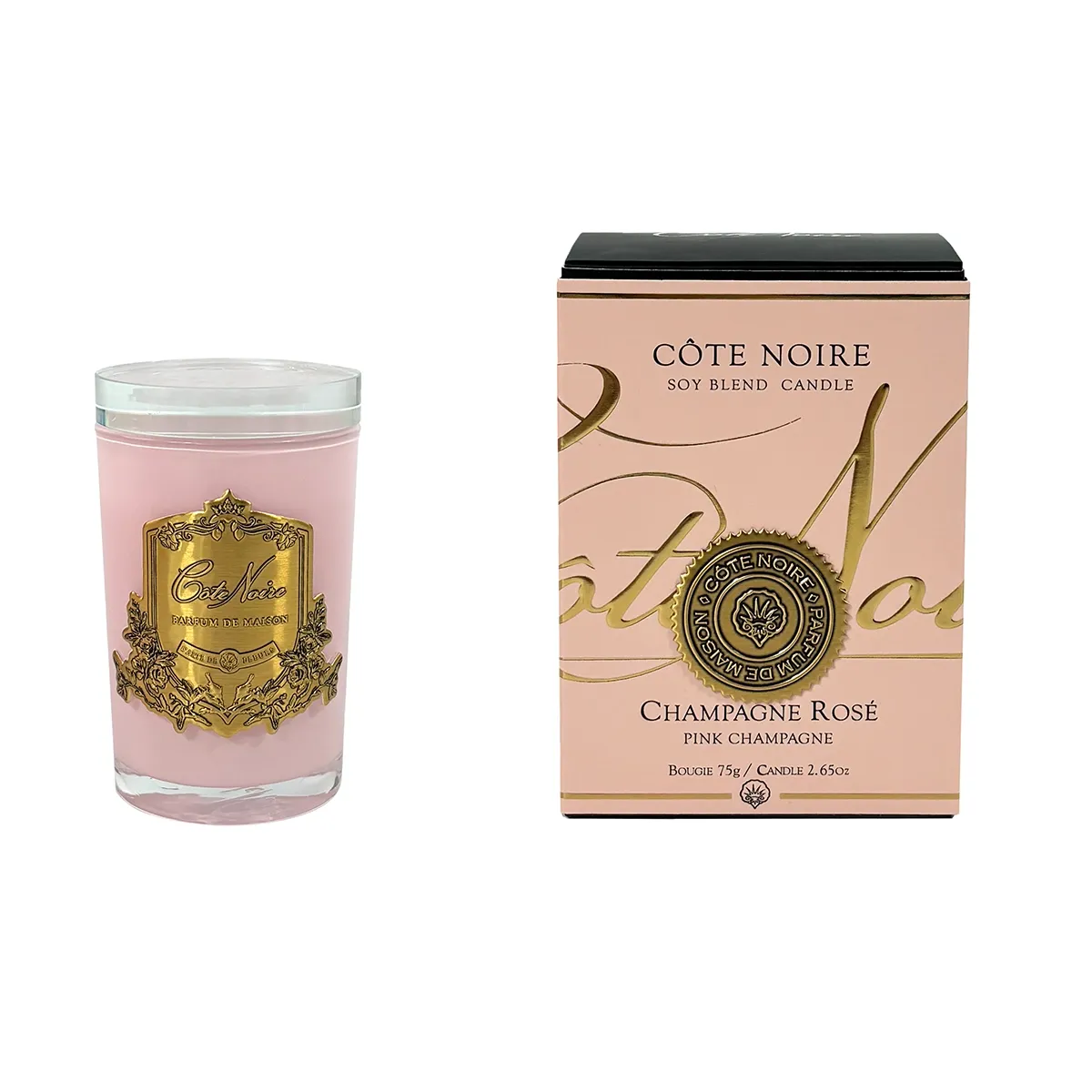 Pink 75g Candle - Pink Champagne