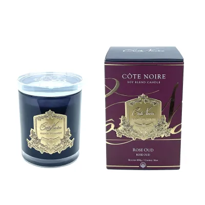Gold 450g Candle - Rose Oud