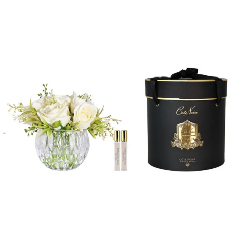 Round Summer Roses - Champagne