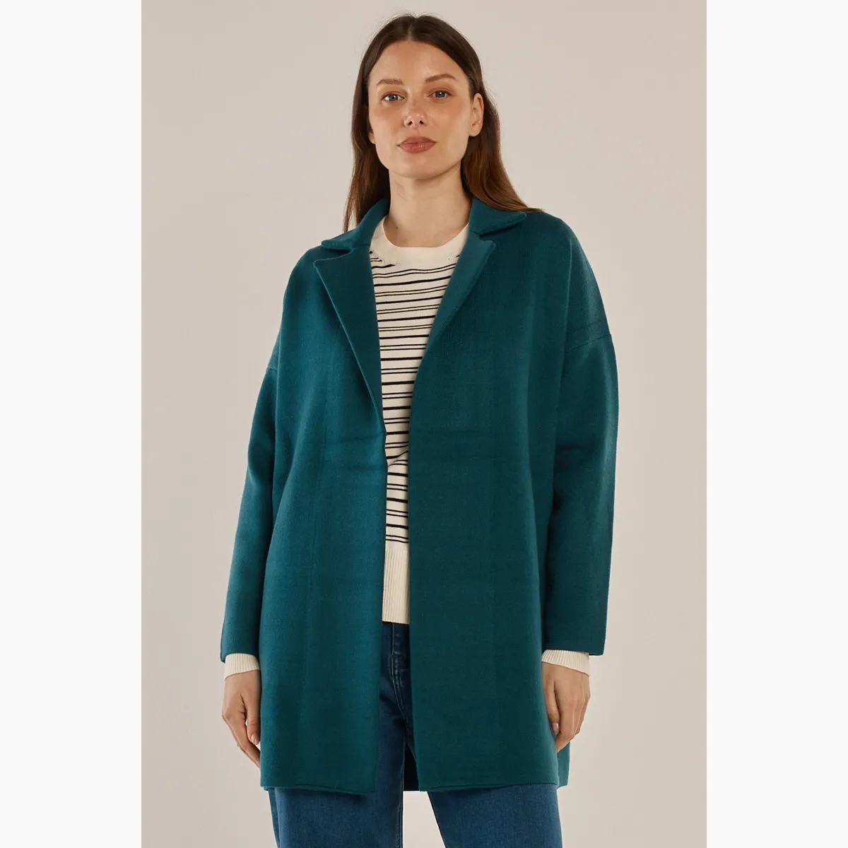 Bristol Coatigan - Teal