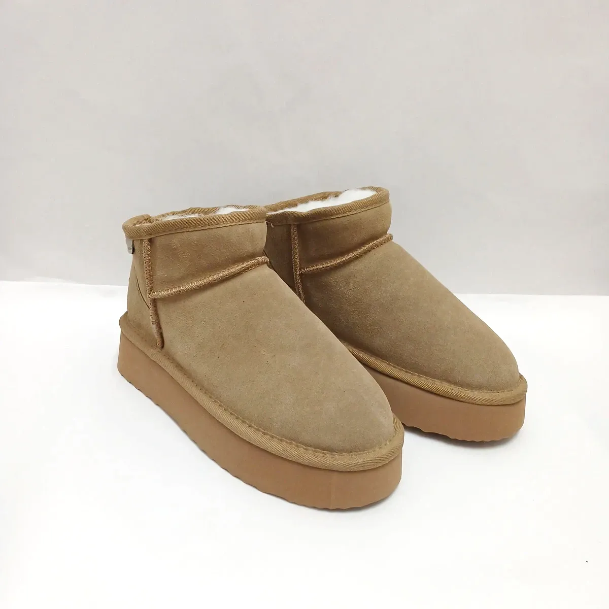Nikau Mini Boot Slippers - Walnut