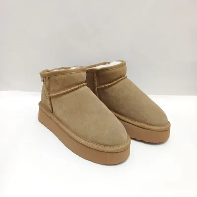 Nikau Mini Boot Slippers - Walnut