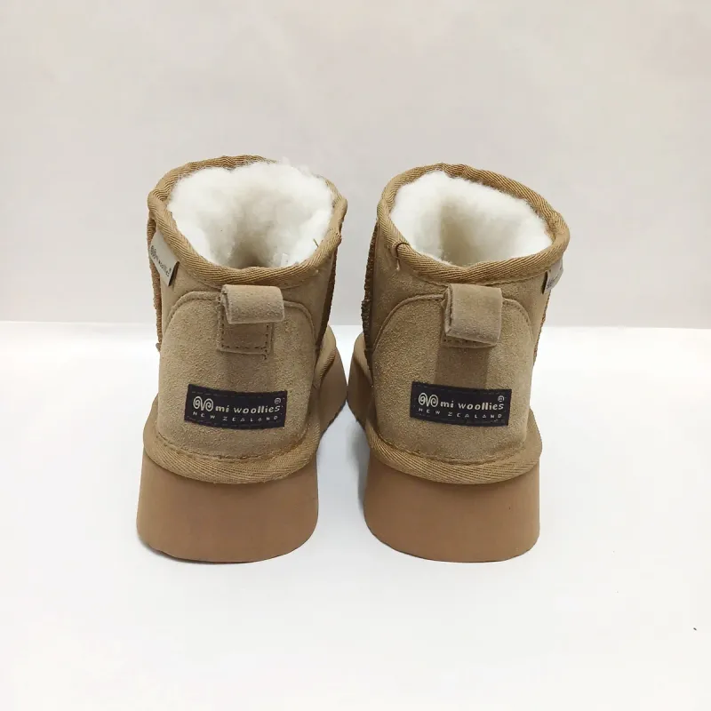 Nikau Mini Boot Slippers - Walnut