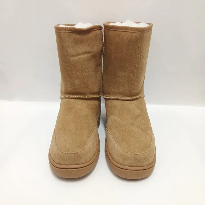 Piha Short Boot Slippers - Walnut