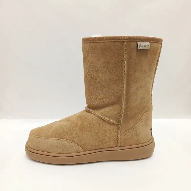 Piha Short Boot Slippers - Walnut