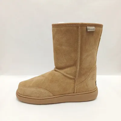 Piha Short Boot Slippers - Walnut
