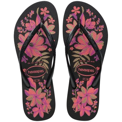 Havaianas Women's Slim Organic - Black/Pink
