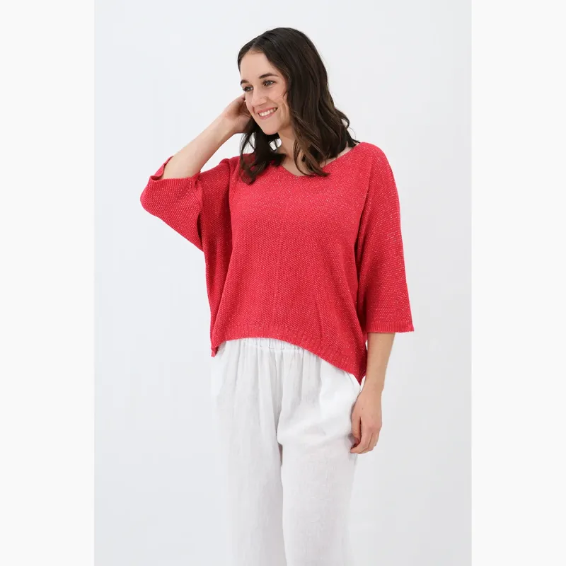 Gina Light &amp; Loose Knit Glitter