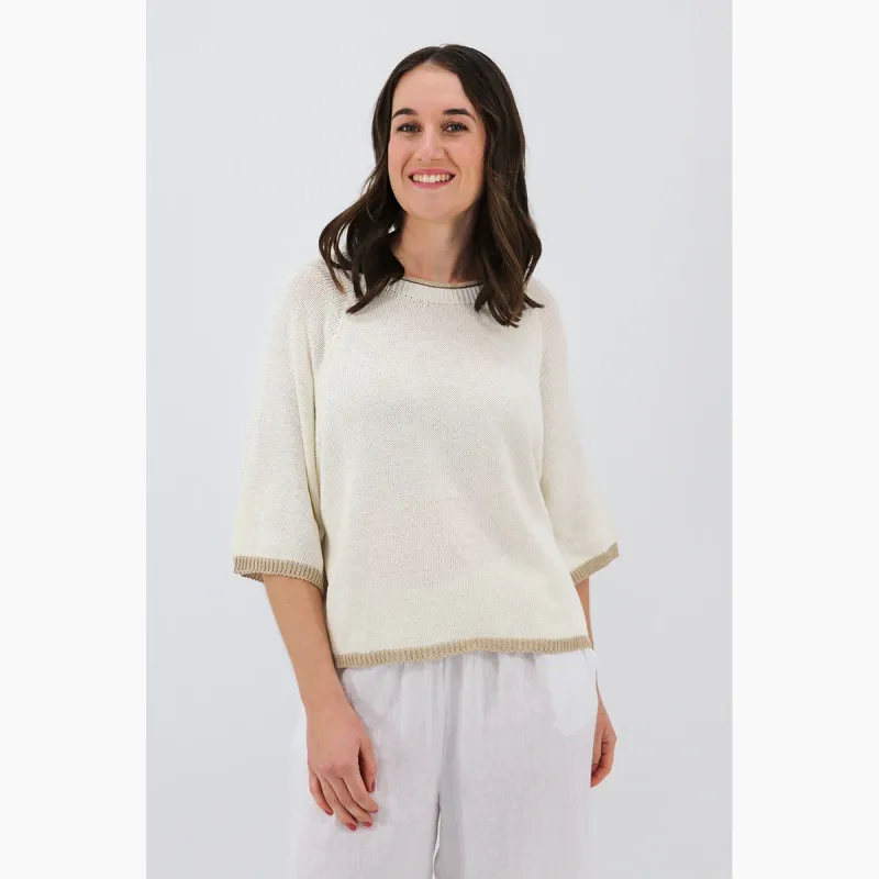 Clarice Boxy Knit Tee
